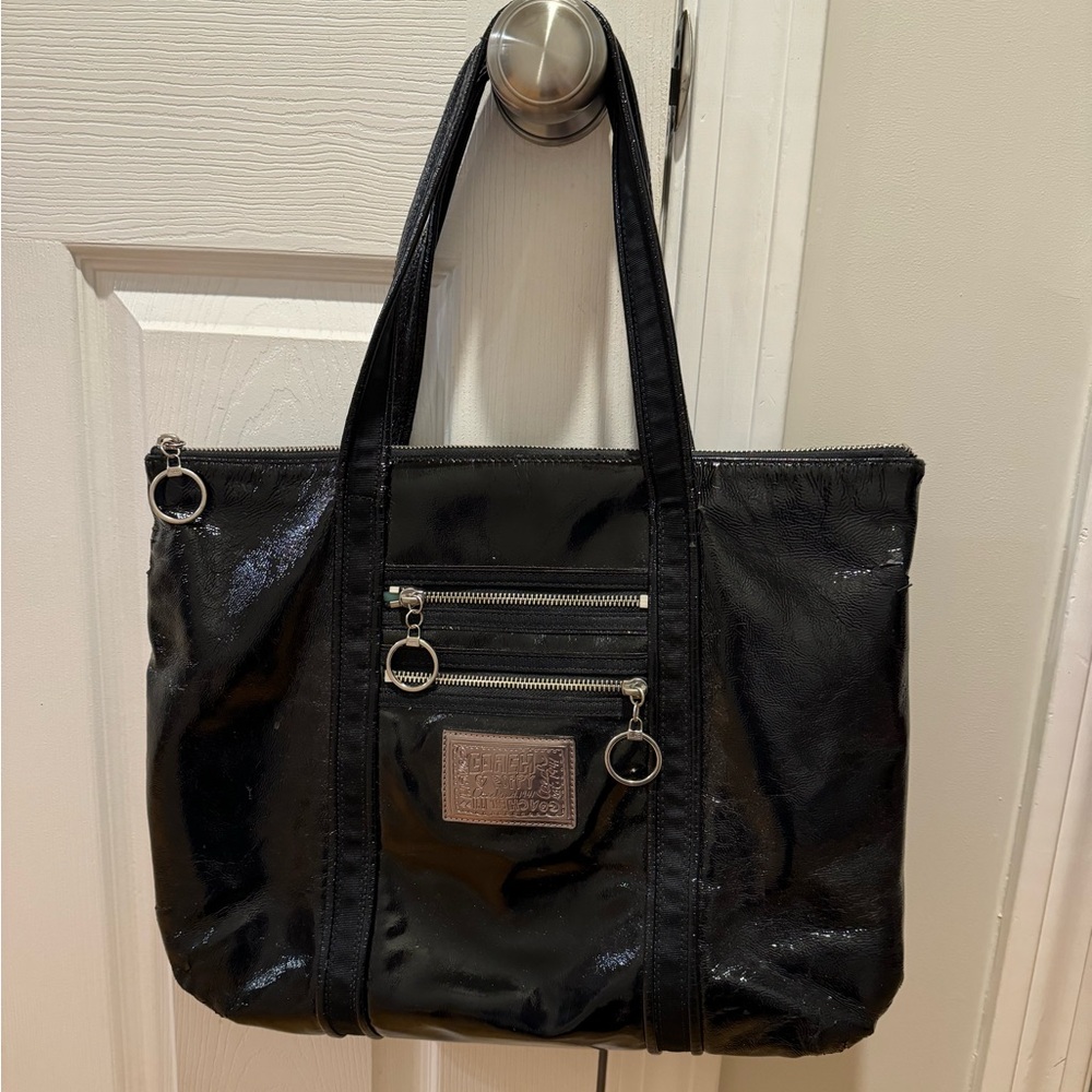 Coach poppy tote